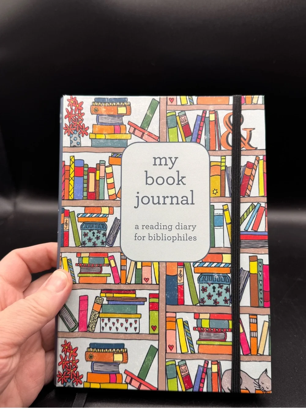 Barnes & Noble My Book Journal - Colorful Bookshelf Cover
